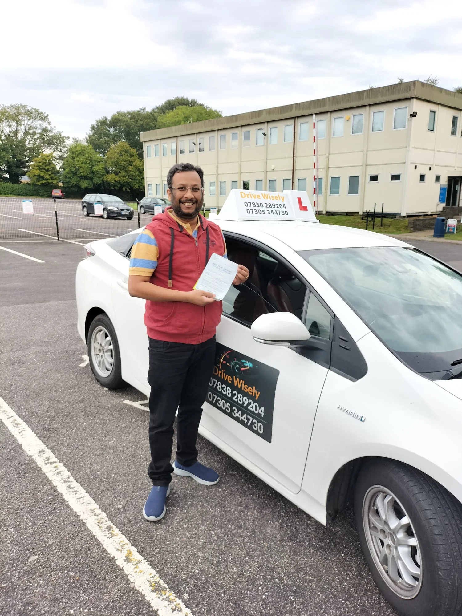 Drive Wisely student during a lesson in Redhill