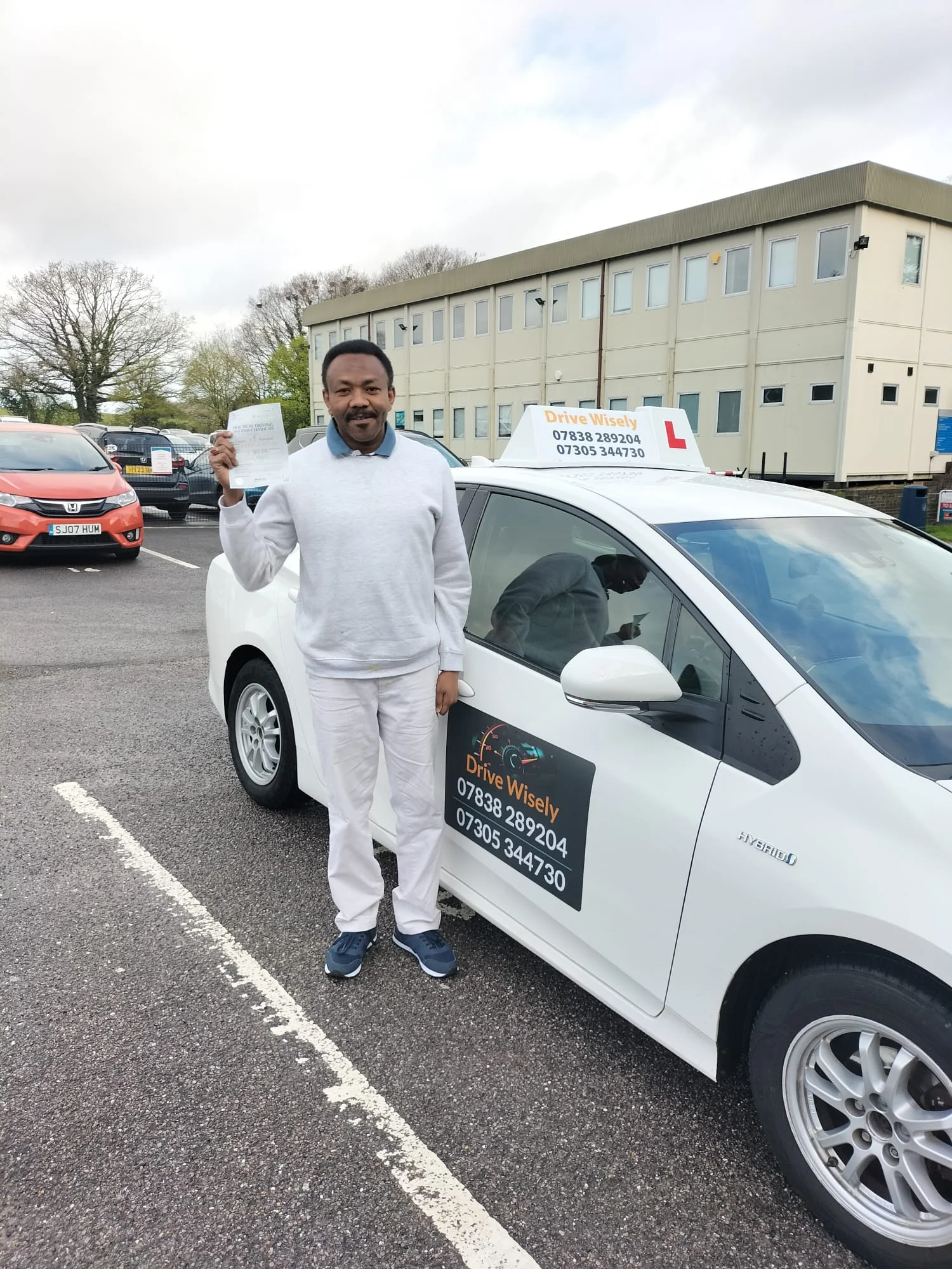 Drive Wisely student during a lesson in Redhill
