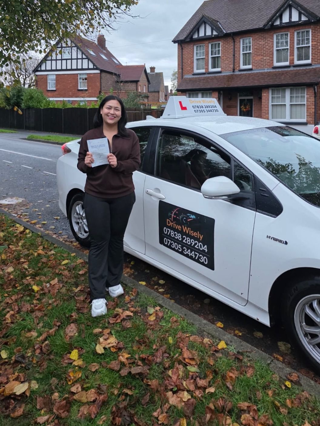 Drive Wisely student during a lesson in Redhill, scene 1