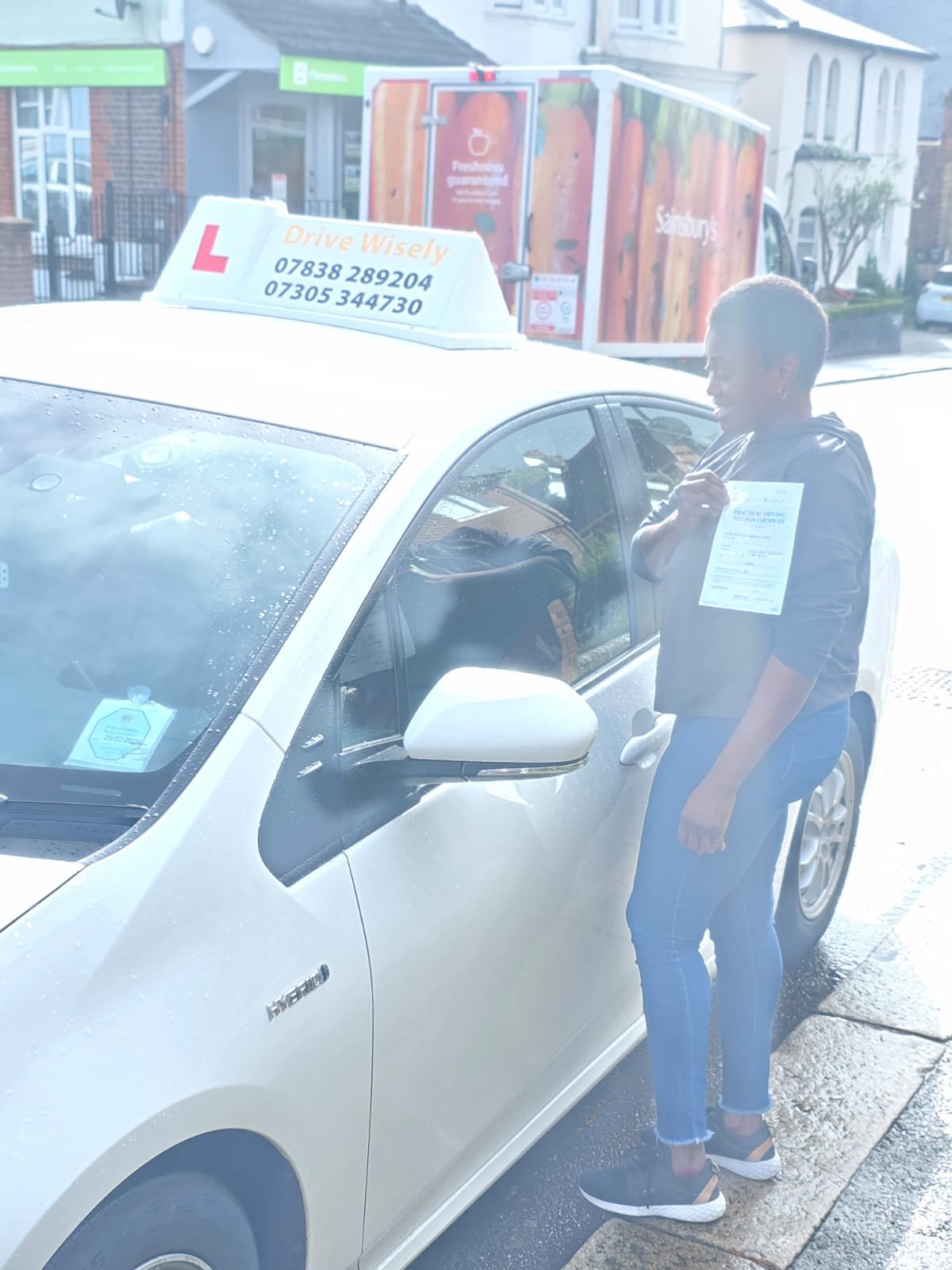 Drive Wisely student during a lesson in Redhill, scene 11