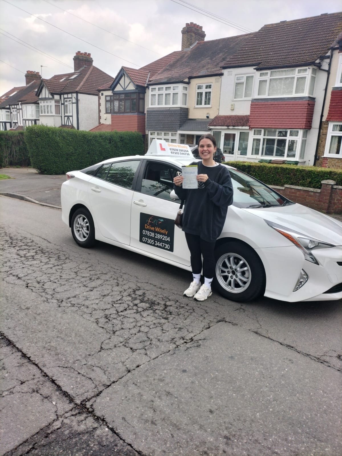 Drive Wisely student during a lesson in Redhill, scene 12