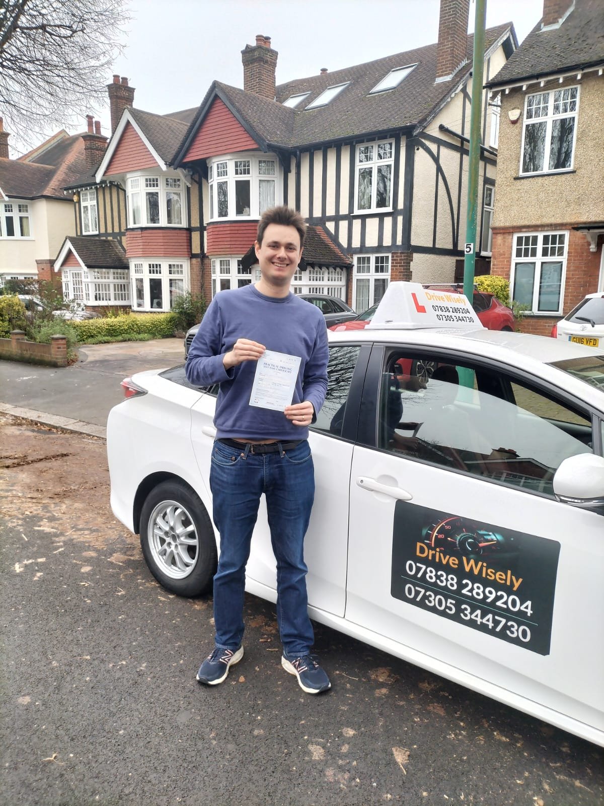 Drive Wisely student during a lesson in Redhill, scene 14