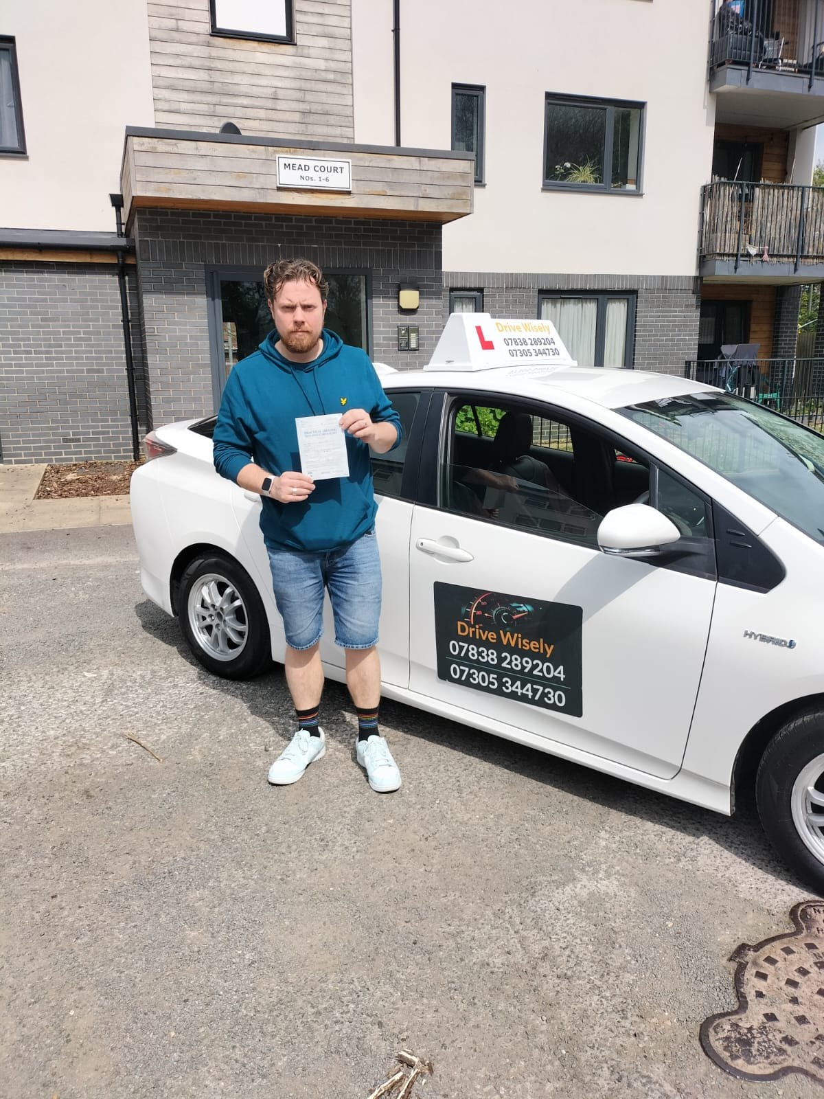 Drive Wisely student during a lesson in Redhill, scene 4