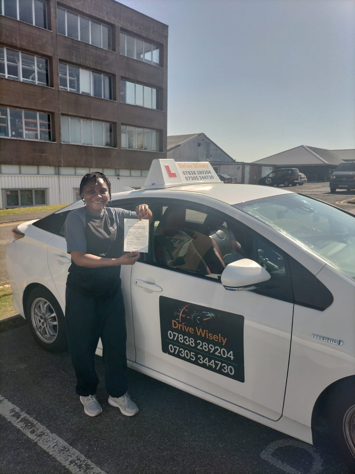 Drive Wisely student during a lesson in Redhill, scene 5