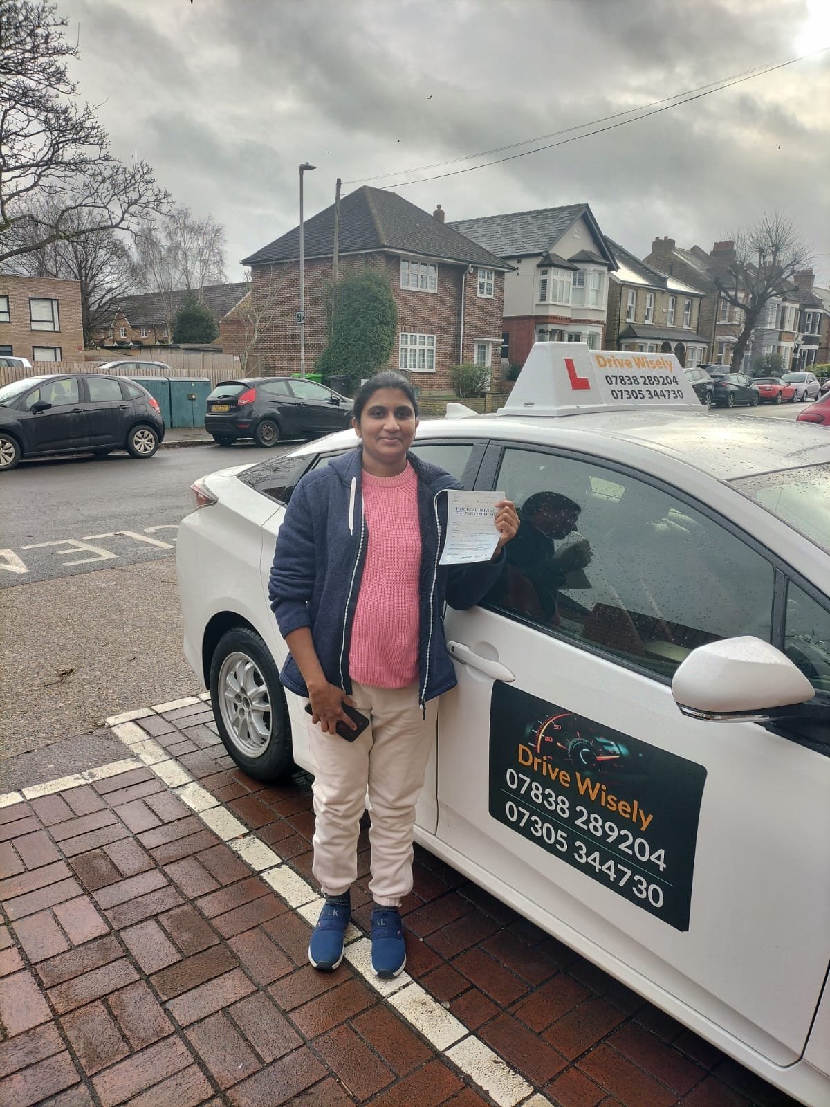 Drive Wisely student during a lesson in Redhill, scene 6